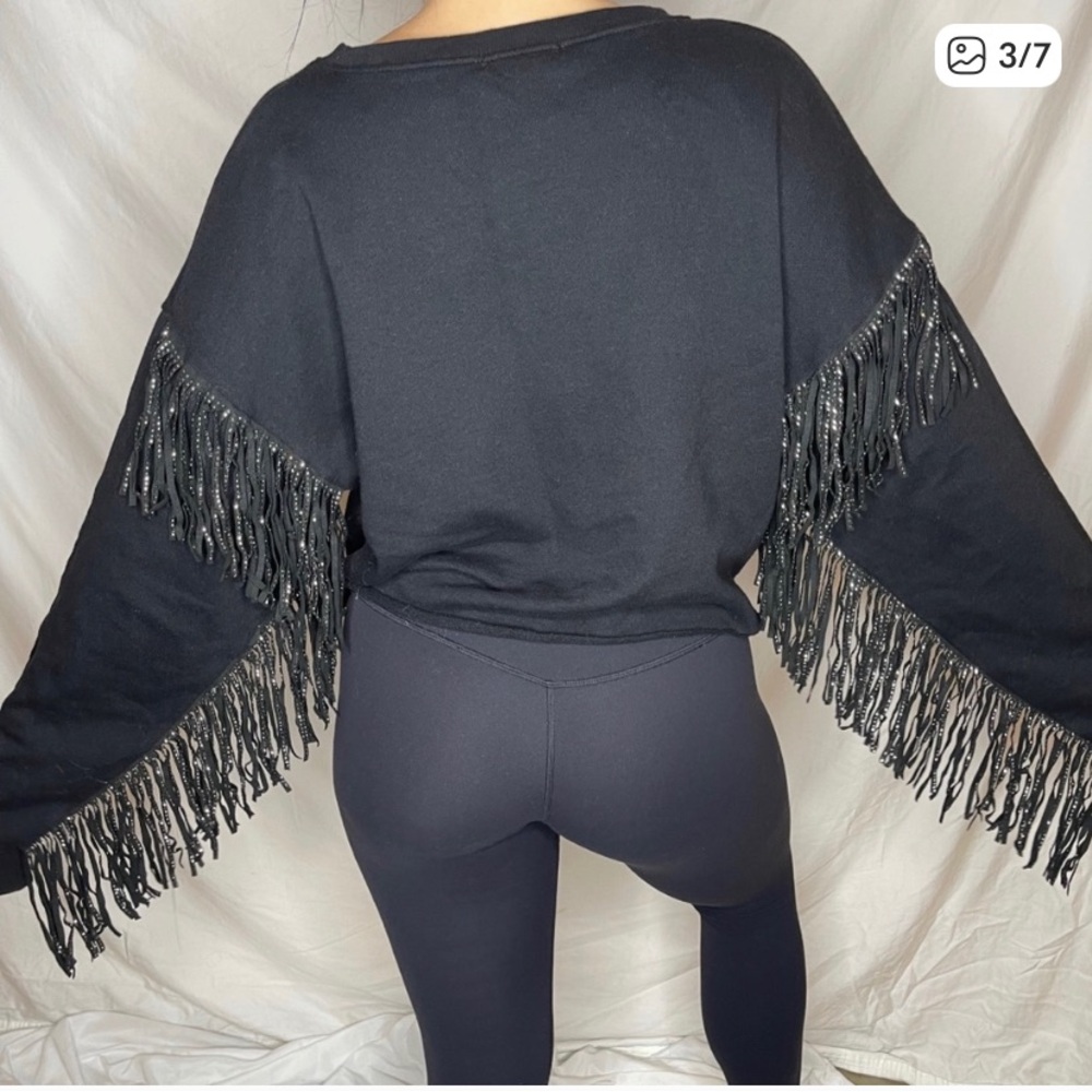 Fringe Black Top